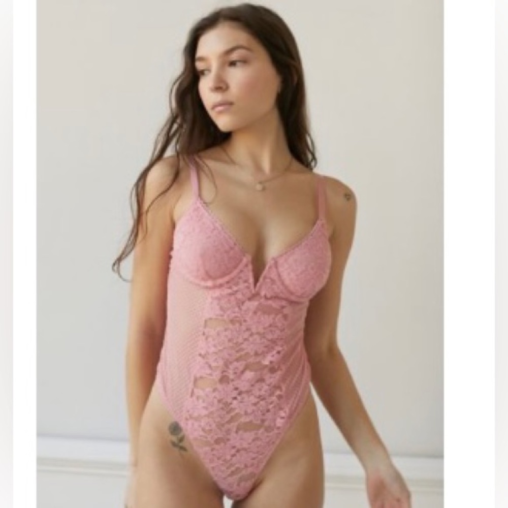 Urban Outfitters Lace Underwire Corset Bodysuit with tags